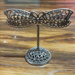 Brighton Silver Butterfly Jewelry Stand